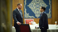 The Ukrainian President's Chief of Staff, Andriy Yermak, and US Secretary of State Marco Rubio are having a discussion.