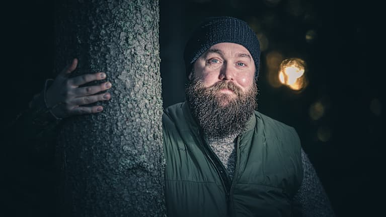Christoffer Vidjeskog sai Vuoden isä -palkinnon. Kuva: Juha Kemppainen / Yle