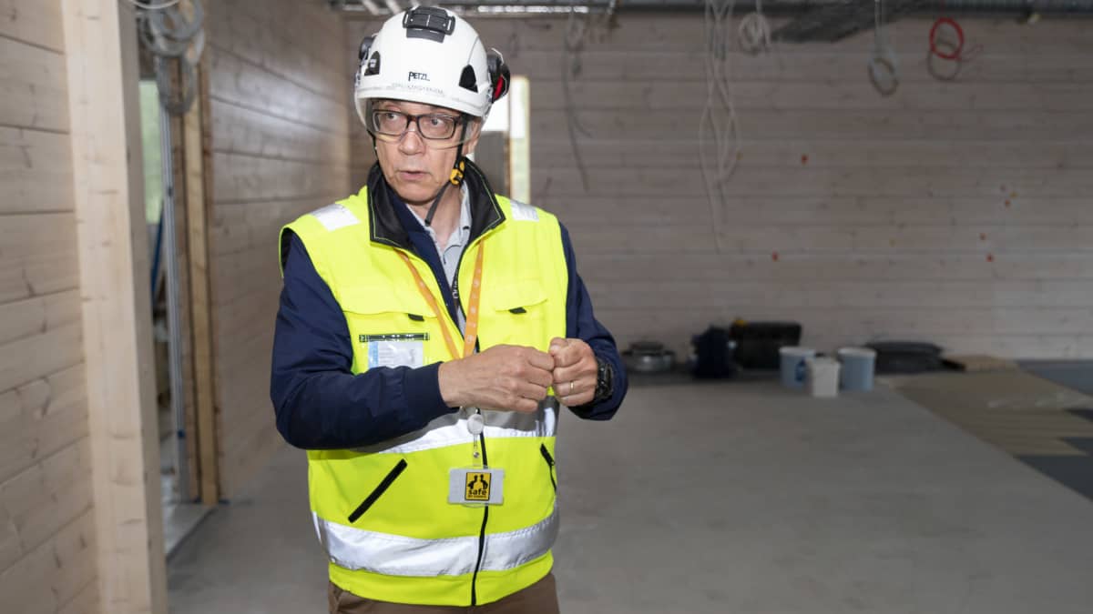 Kuopion kaupungin tilakeskuksen rakennuttajapäällikkö Panu Kangaslampi.