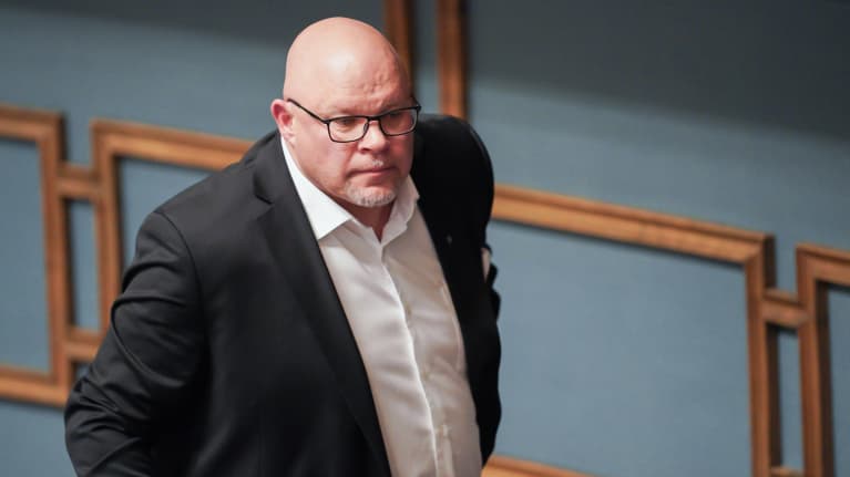 Ano Turtiainen eduskunnassa 5.3.2020