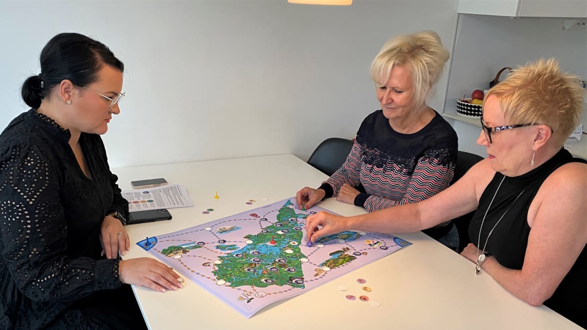 LC Lappeenranta Weerat Maarit Myllys-Kinnunen, Marjo Reponen ja Päivi Nieminen.