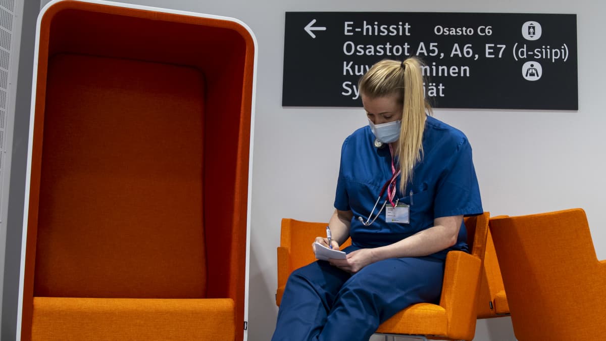akuuttilääketieteeseen erikoistuva Eeva Tuunainen Kainuun keskussairaalasta. 
