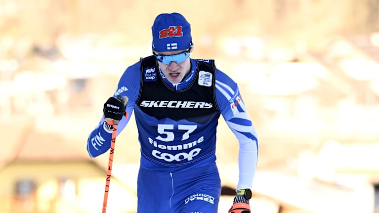 Image 14: Niko Anttola in sprint qualification on January 3, 2025.