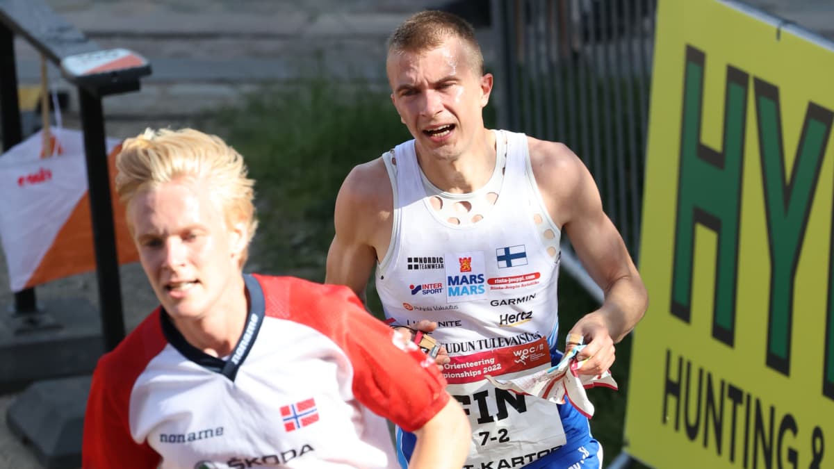 Miika Kirmula löper efter norrman.