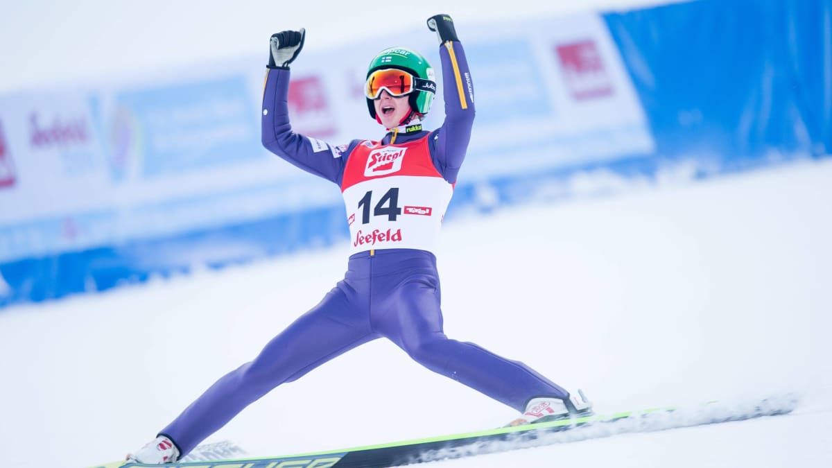 Ilkka Herola i världscuptävlingen i Seefeld 2015.