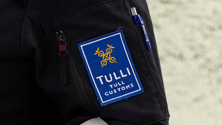 Tullin  hihamerkki. 
