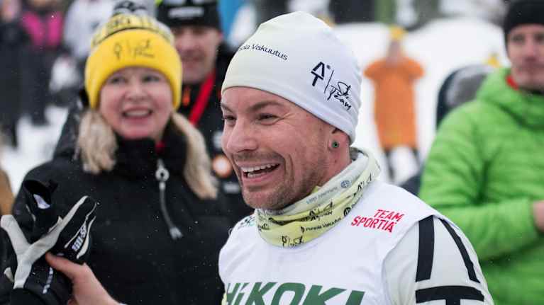 Image 5: Antti Tuisku skiing in competitions.