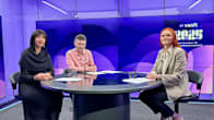 Vaaliohjelma ukrainaksi, Iryna Shcherbakova, Arseniy Svynarenko, Ylen toimittaja Galyna Sergeyeva.