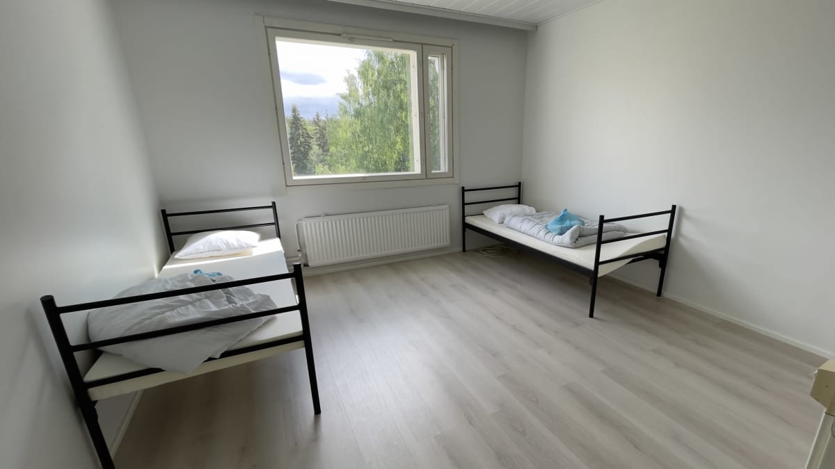 Jyväskylän Pupuhudassa asunto jonne majoitetaan Ukrainasta tulleet turvapaikanhakijat. 