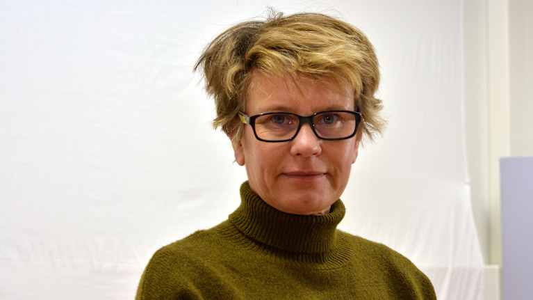Porträttbild på Eva Sandberg-Kilpi.