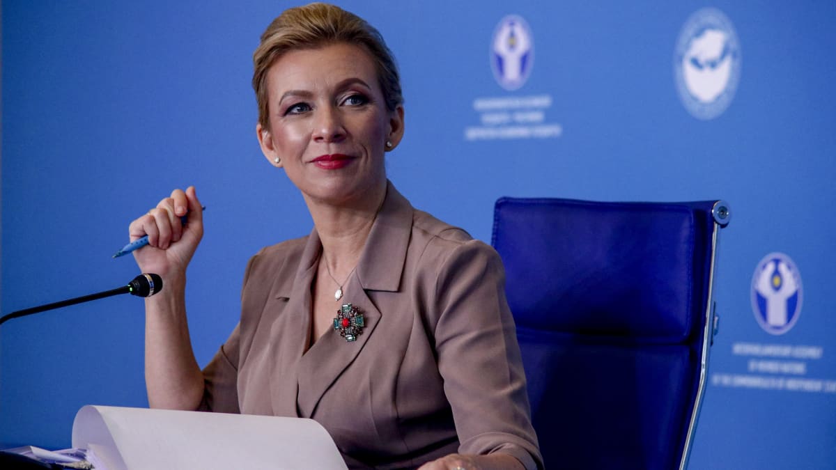 Venäjän ulkoministeriön tiedottaja Marija Zaharova lokakuussa 2021.