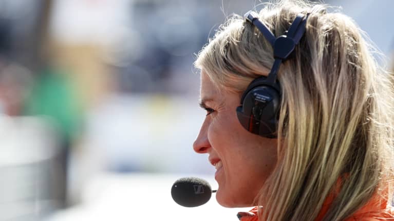 NRK's expert Therese Johaug in action at the Planica World Championships.