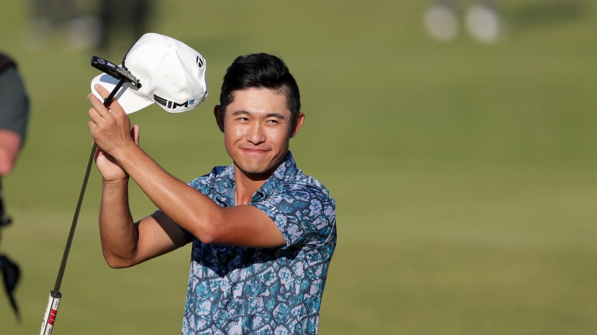 Yhdysvaltalainen golffaaja Collin Morikawa.