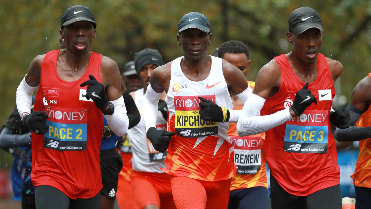 Eliud Kipchoge on Kenian tunnetuin juoksija, jonka nimissä on maratonin maailmanennätys.