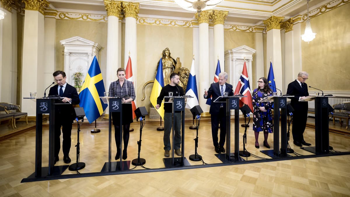 Marinia ei nähdä Pohjoismaiden pääministerien ja Zelenskyin ...