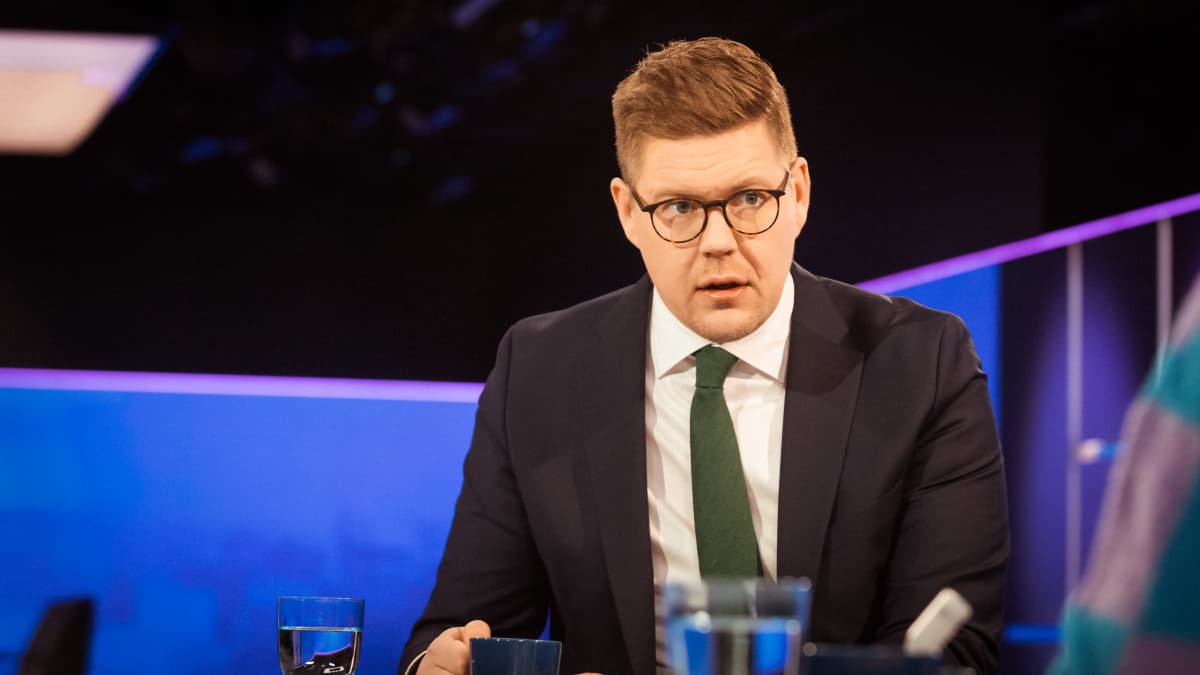 SDP:n puheenjohtaja Antti Lindtman oli lauantaina Ylen Ykkösaamu -ohjelman vieraana. Kuva: Petteri Sopanen / Yle