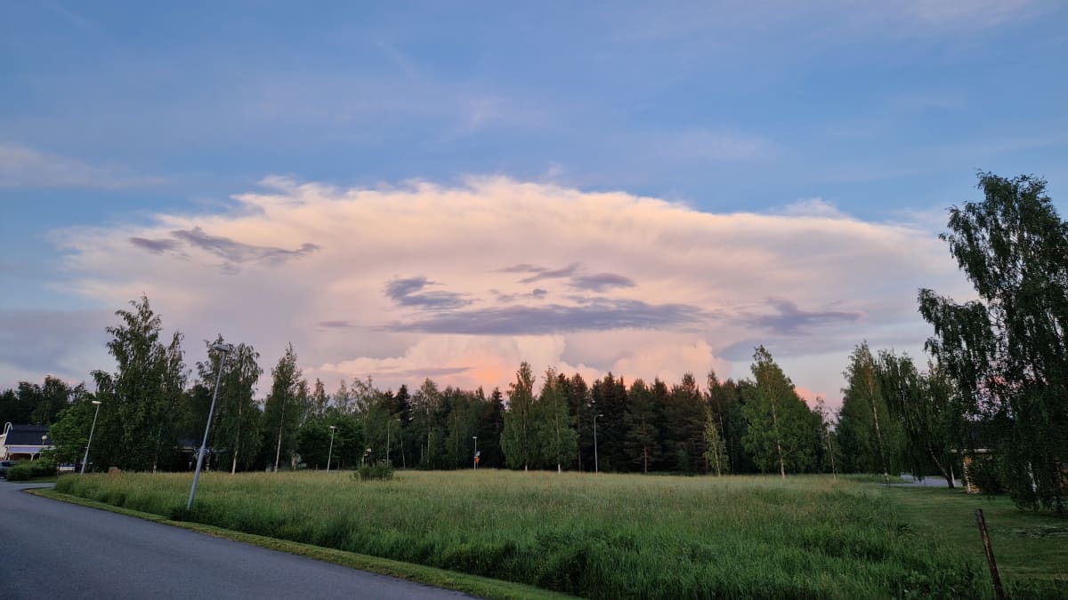 Kuvassa näkyy alasinpilvi.