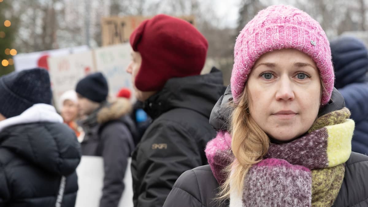 Katja Marova on yksi mielenilmauksen järjestäjä.