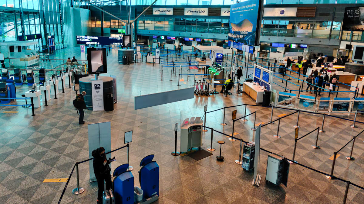 Terminaali 2 Helsinki-Vantaan lentokentällä.