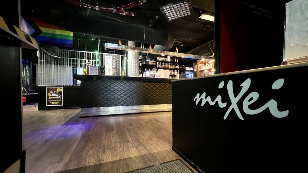 Interior of the Mixei nightclub.