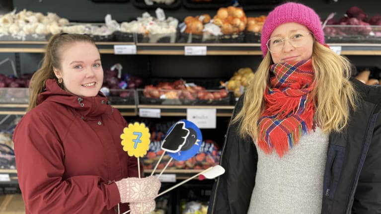 Inka Kaartokallio ja Katariina Guttorm