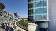 Kaksi kuvaa Dubaista.