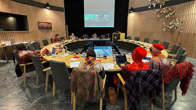 Saamelaiskäräjien täysistunto 26.2.2026.