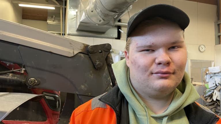Konnevedeltä kotoisin oleva Juha Porrassalmi opiskelee Saarijärvellä maatalousyrittäjäksi.