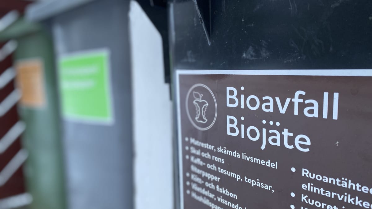 Biojäteastia.