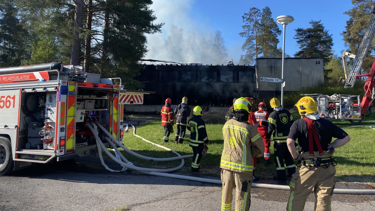 Ylisen kuntoutuskeskuksessa palaa.