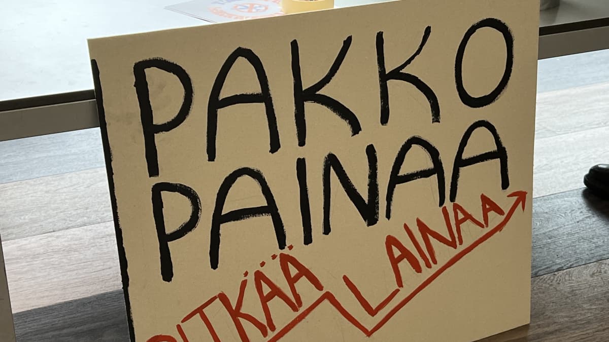 Mielenilmaus Tampereen yliopiston Hervannan kampuksella 25.9.2023.