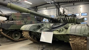 T-72 panssarivaunu Parolan Panssarimuseossa.