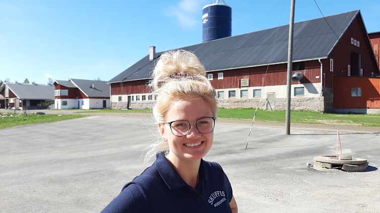 Alexandra Wasström, nybliven agrolog.