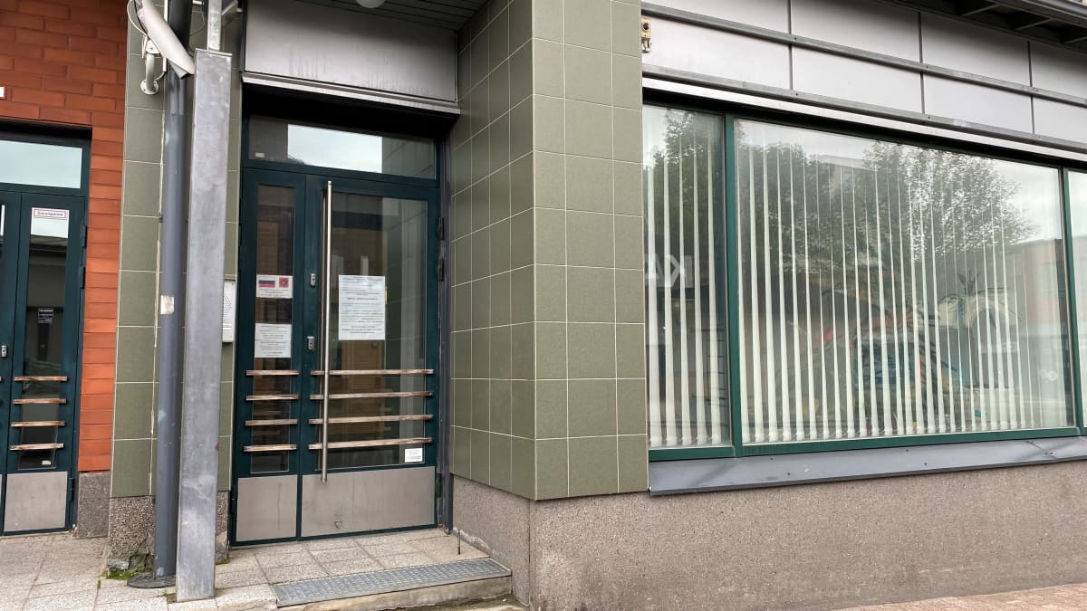 Venäjän suurlähetystön kanslia Lappeenrannassa ulkopuolelta kuvattuna.