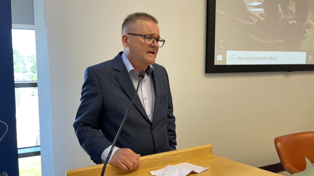 Kainuun hyvinvointialueen johtaja Jukka Lindberg.