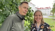 Hannu Tuomisto ja Taina Ranta-Maunus toimivat Seinäjoen perusopetuksen kestävän kehityksen tutor-opettajina. 