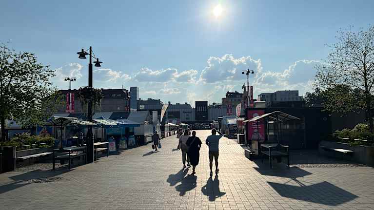 Kuopion tori keskiviikkona 30.7.2025.