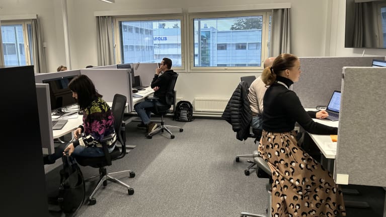 OP digitaliseen kehityksen Oulun yksikkö.