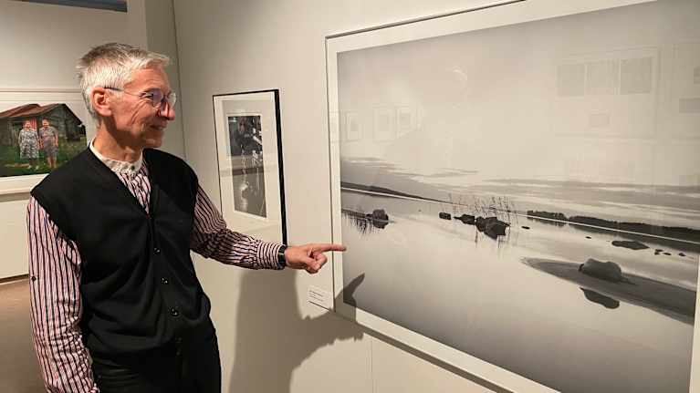 Kuvassa Kainuun museon museojohtaja Antti Mäkinen