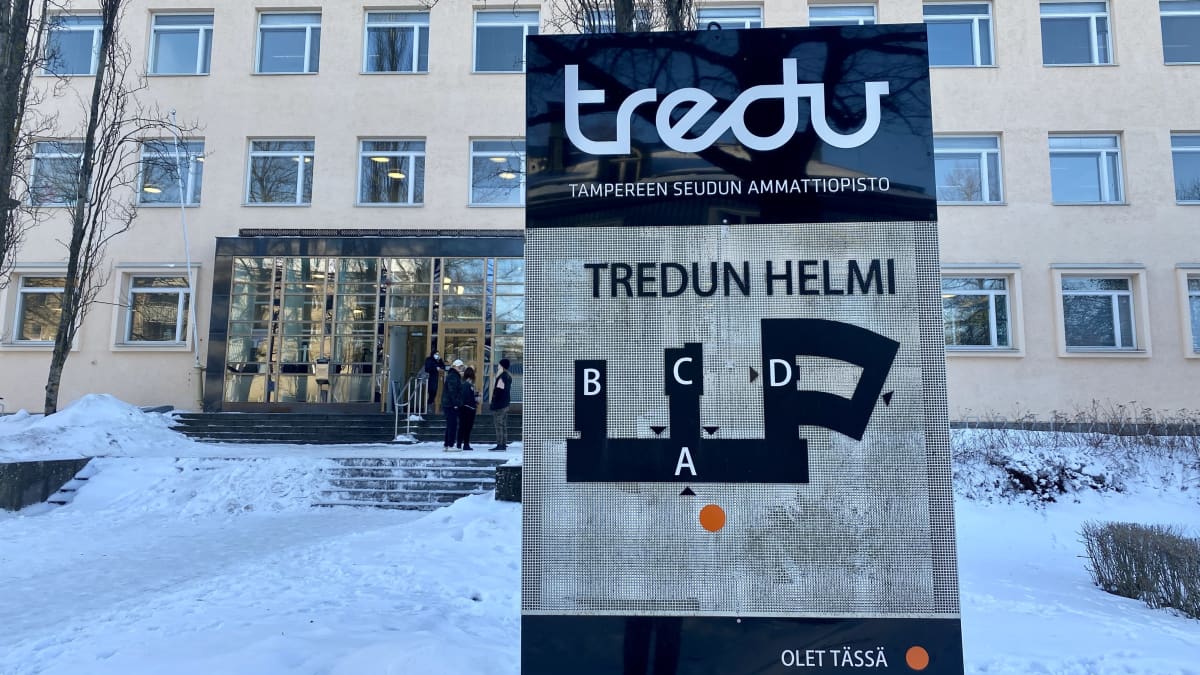 Tampereen ammattiopisto Tredun Santalahdentien toimipiste ulkoa.