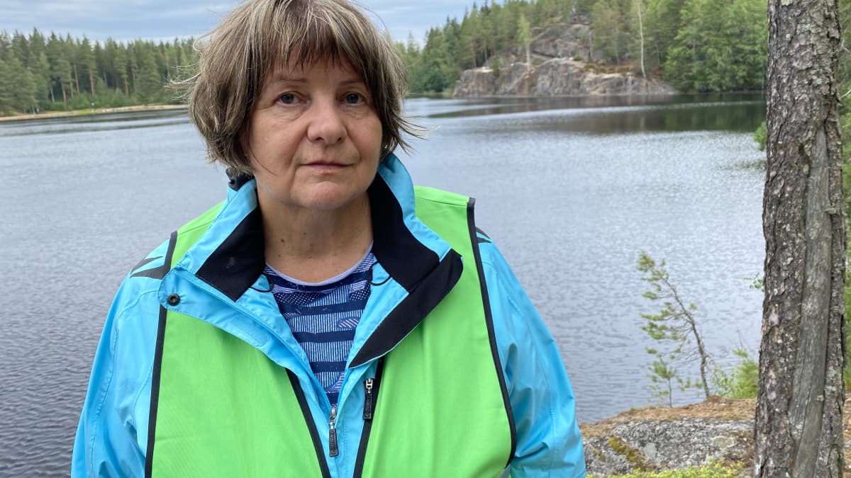 Kalliojärven ympäristötempauksen vetäjä Hannele Näveri-Ranta