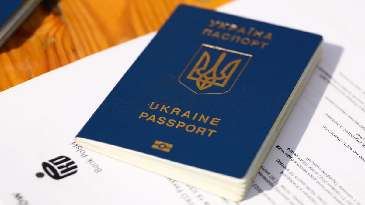Ukrainalainen passi. 