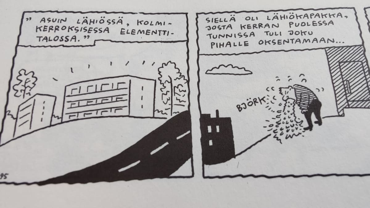 Valokuva Viivi ja Wagnerin stripistä.