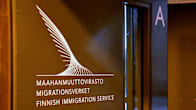 Migrationsverkets dörr i Reso.