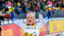 Frida Karlsson tuuletti voittoa.
