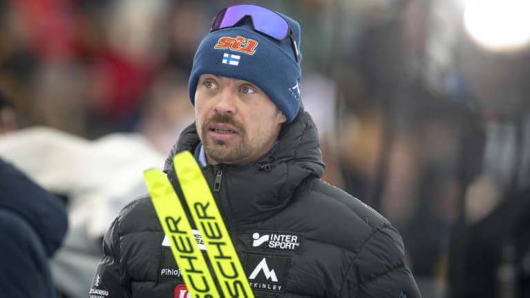 Image 12: Perttu Hyvärinen withdrew in Lahti on March 2, 2024.