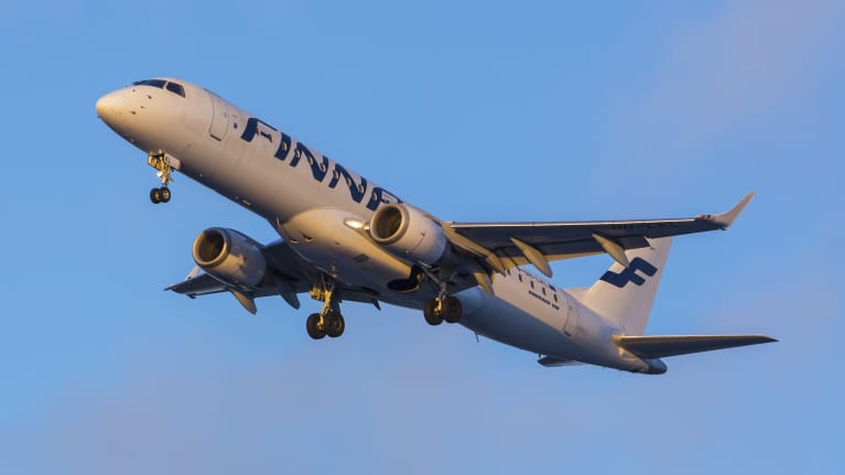 File photo of a Finnair aircraft.