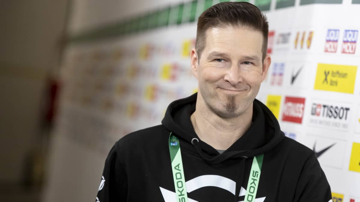 Darude käytävällä Leijonien MM-pelissä 2023.