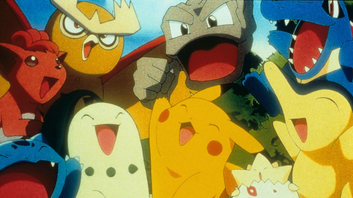 Pokemon elokuvan hahmoja.