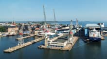 Ilmakuva: Helsingin telakka